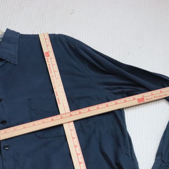 Vintage CP Shades “THE SHIRT” XL Blue Button Down Long Sleeve Cotton - Picture 4 of 8